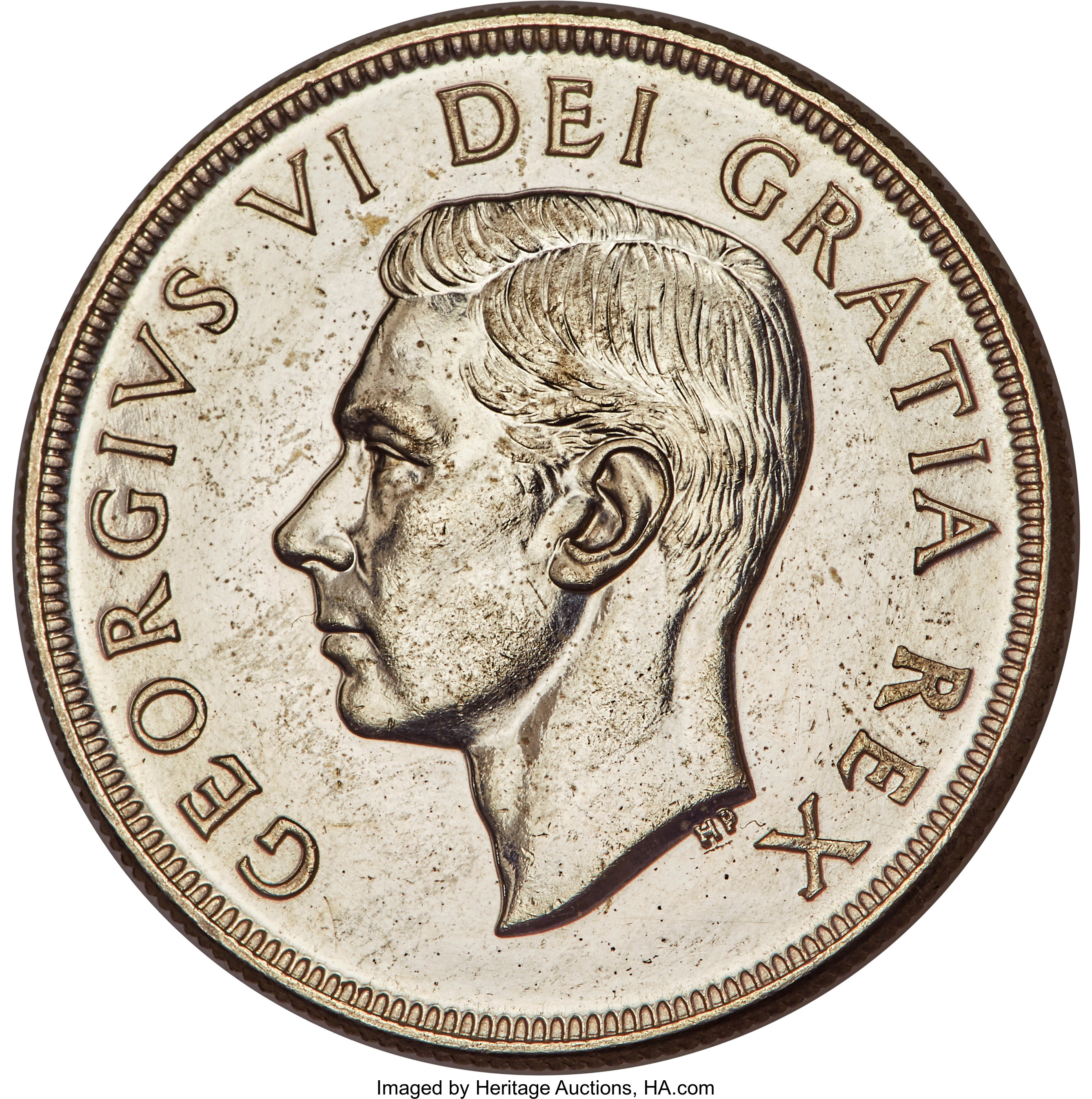image for: George VI Prooflike Dollar 1951 UNC Details (Cleaning) PCGS