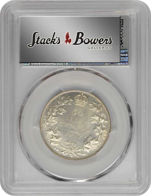 image for: CANADA. 50 Cents, 1932. Ottawa Mint. PCGS SPECIMEN-62 Gold Shield.