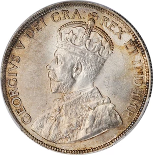 image for: CANADA. 50 Cents, 1919. Ottawa Mint. PCGS MS-63 Gold Shield.