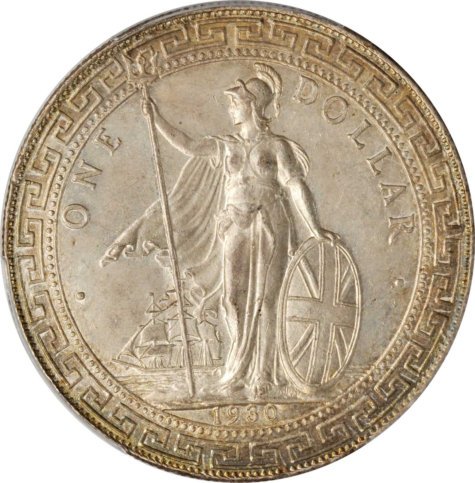 image for: GREAT BRITAIN. Trade Dollar, 1930-B. Bombay Mint. PCGS MS-65 Gold Shield.