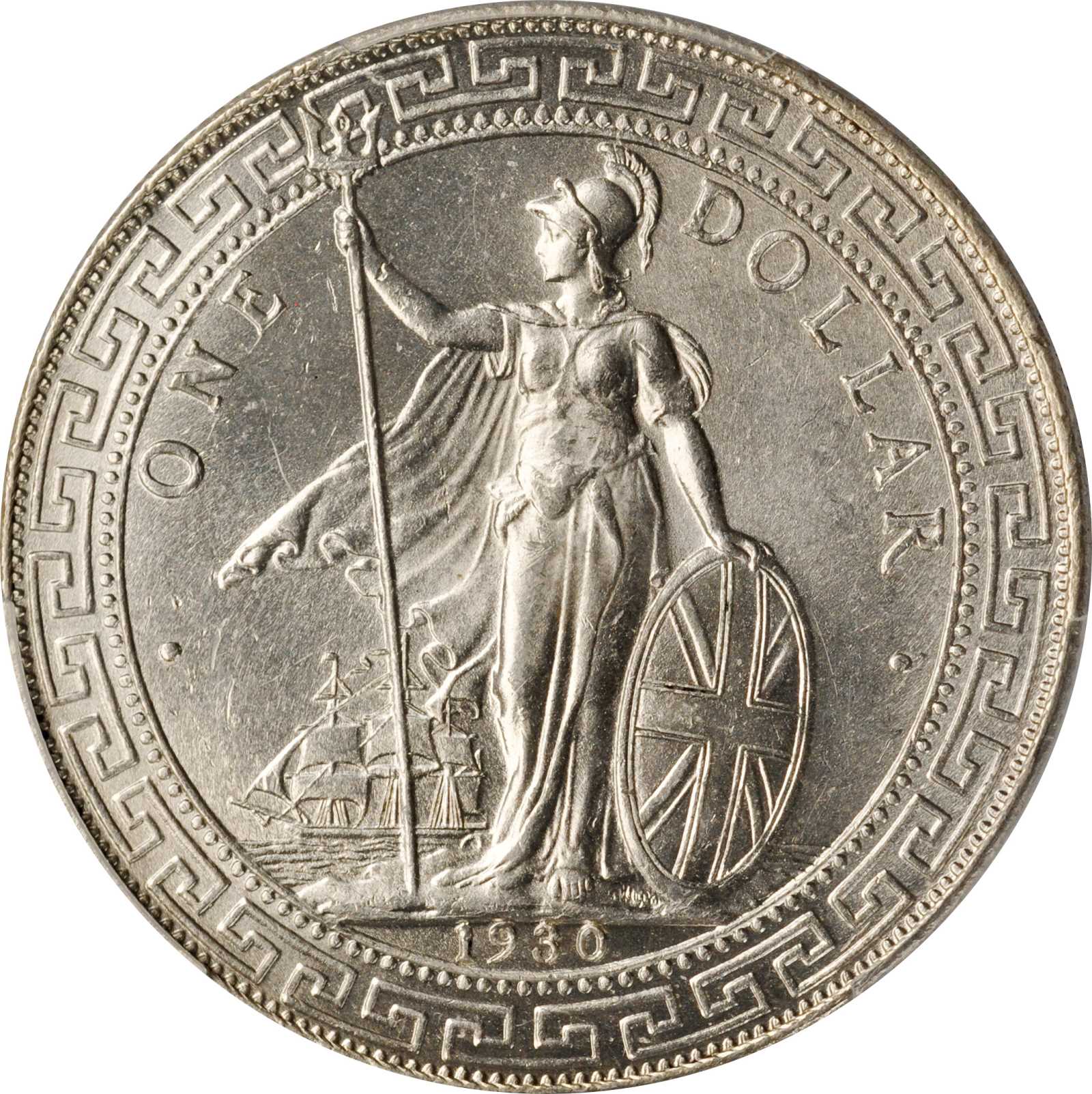 image for: GREAT BRITAIN. Trade Dollar, 1930-B. Bombay Mint. PCGS MS-65 Gold Shield.