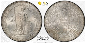 image for: GREAT BRITAIN. Trade Dollar, 1901-B. Bombay Mint. PCGS MS-64+ Gold Shield.