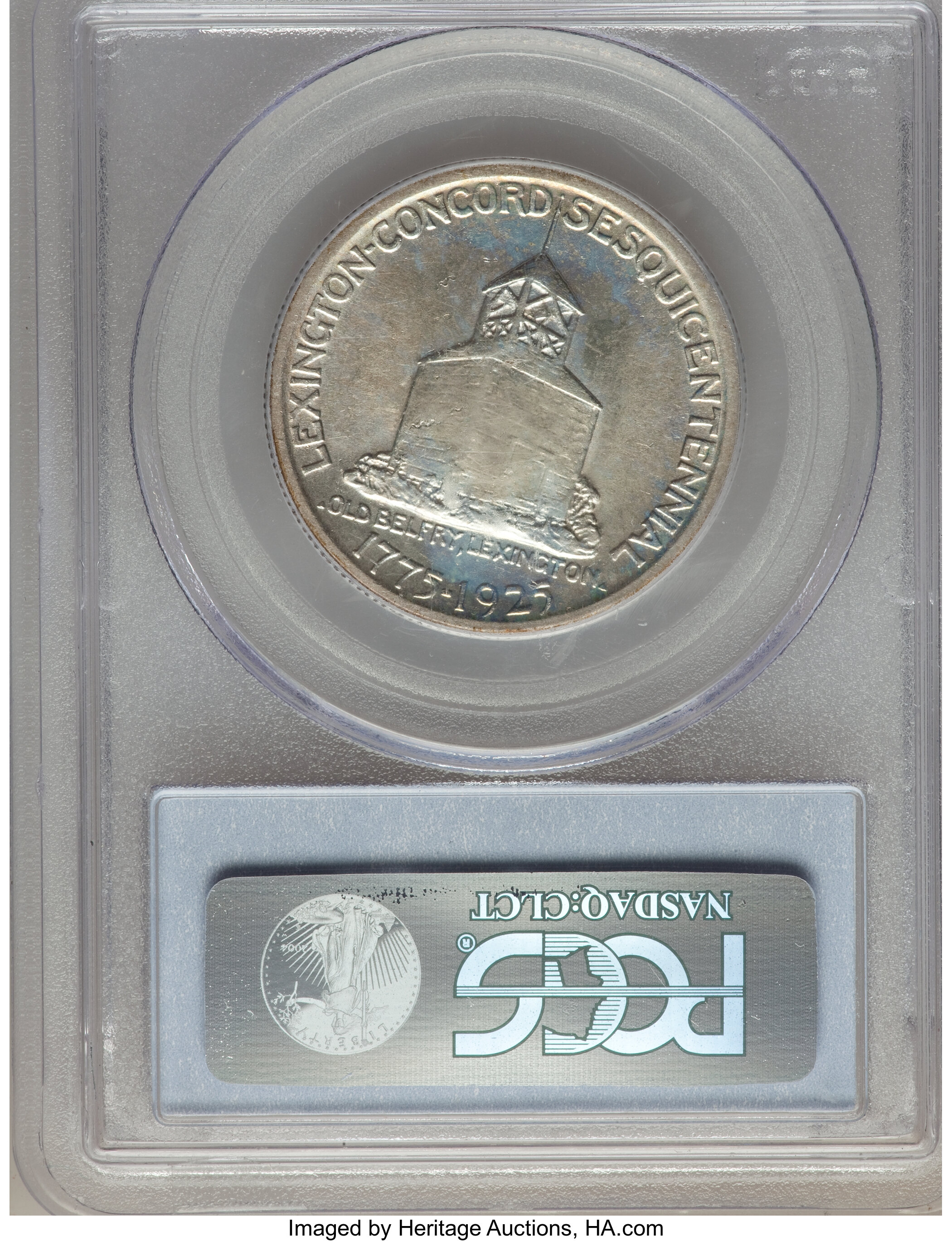 1925 50c Lexington-Concord VF30 CAC thumbnail 20
