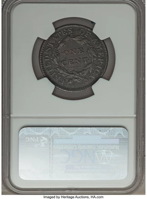 image for: 1817 1C 15 Stars, N-16, R.1, -- Environmental Damage -- NGC Details. XF. Ex: "Col." E.H.R. Green. NGC Census: (5/35). PCGS...
