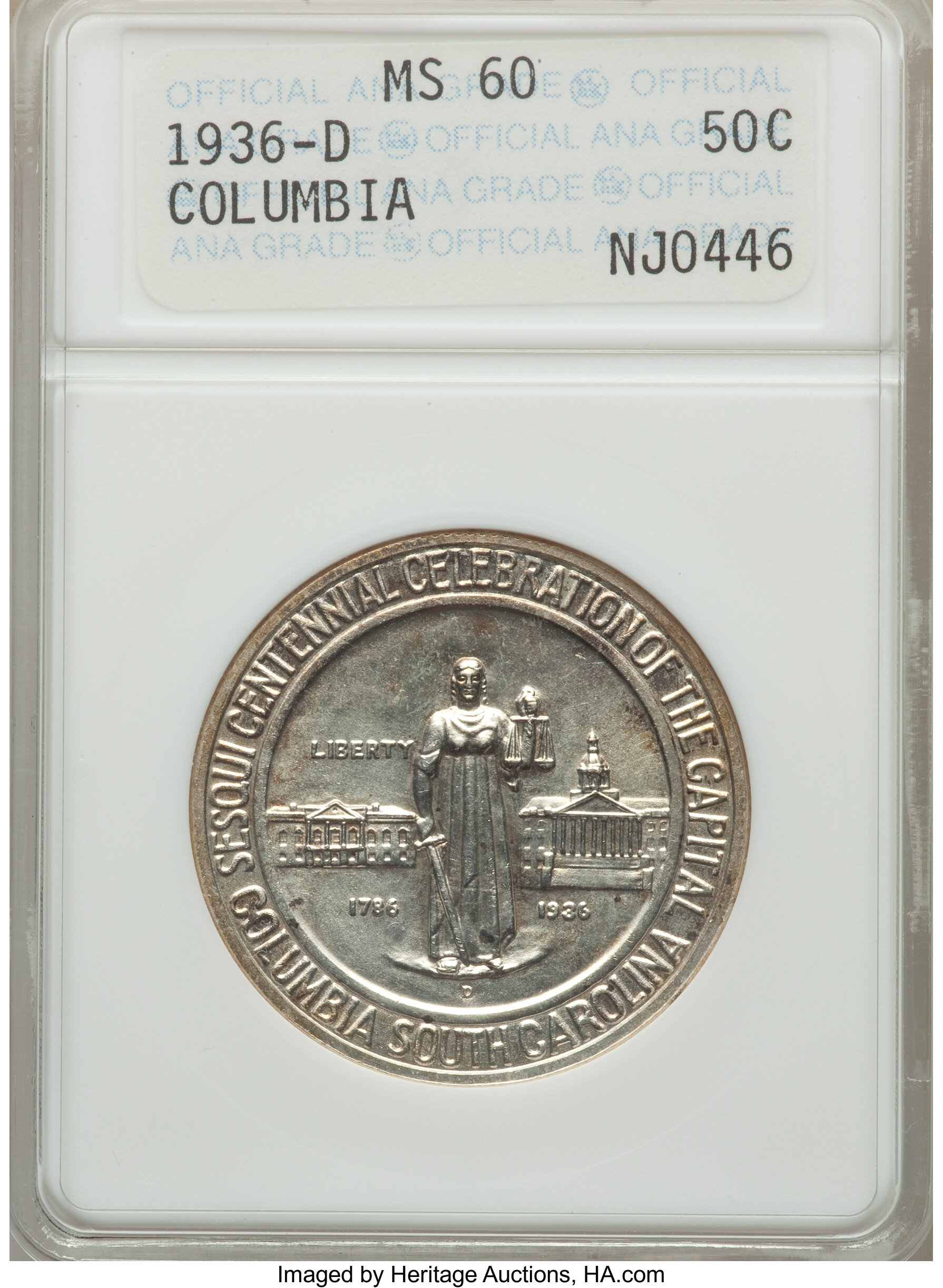 1936 50c Columbia XF40 thumbnail 13