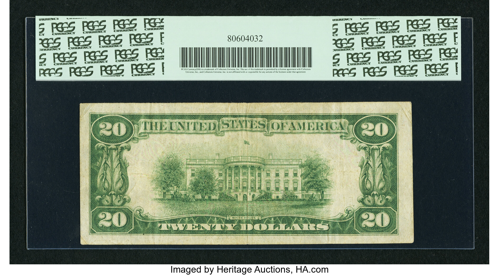 image for: Fr. 2050-E* $20 1928 Federal Reserve Star Note. PCGS Very Fine 25....