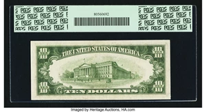 image for: Fr. 2009-K $10 1934D Federal Reserve Note. PCGS Gem New 65PPQ....