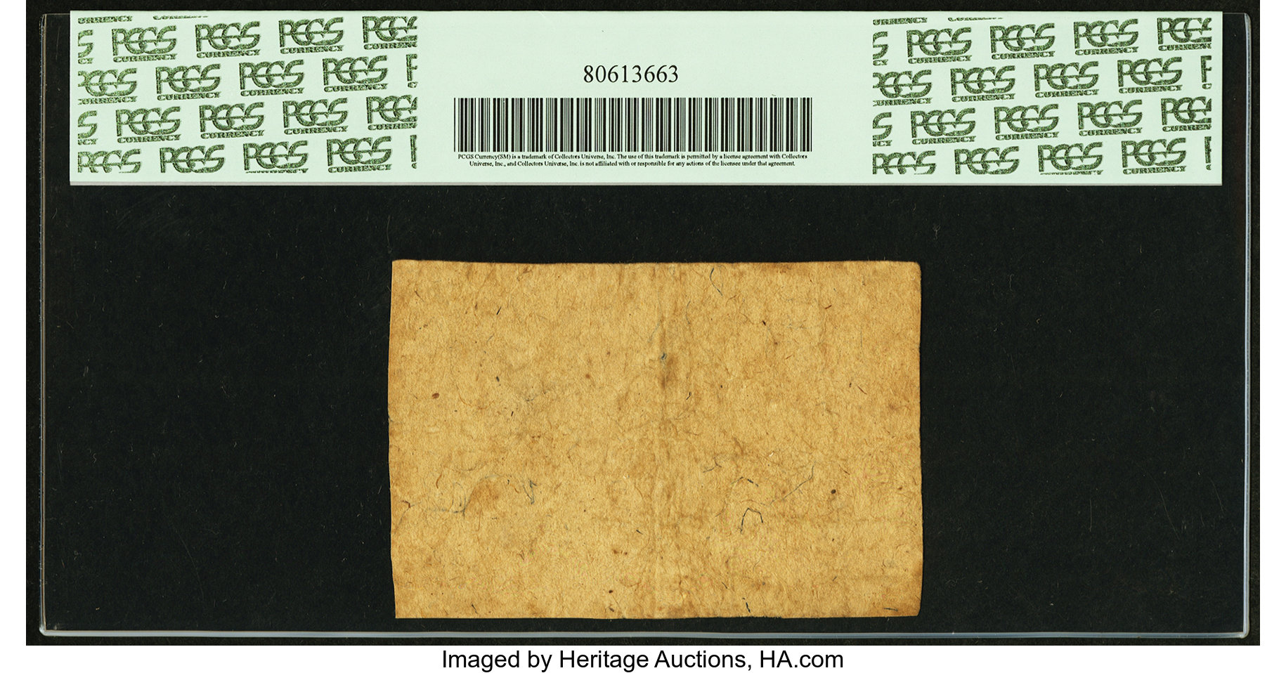 image for: Virginia October 7, 1776 $8 PCGS Very Fine 20....