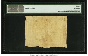 image for: Virginia March 1, 1781 $50 PMG Very Fine 20 Net....