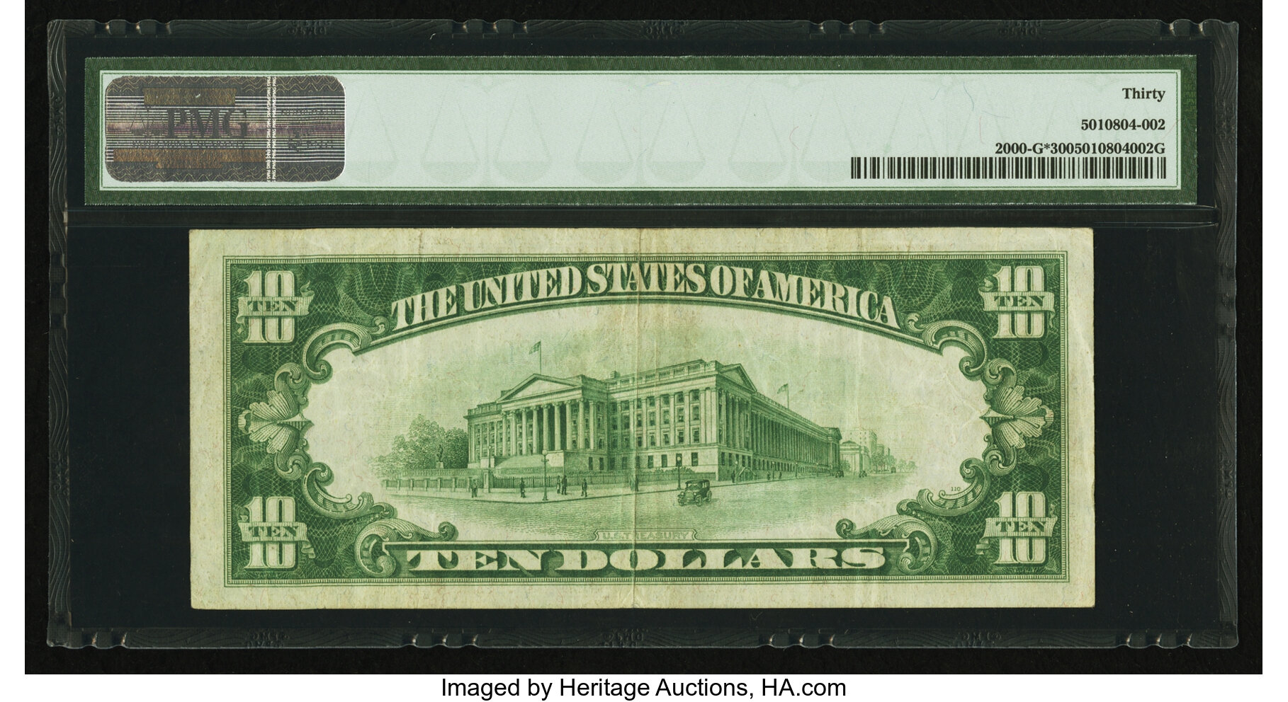 image for: Fr. 2000-G* $10 1928 Federal Reserve Note. PMG Very Fine 30....