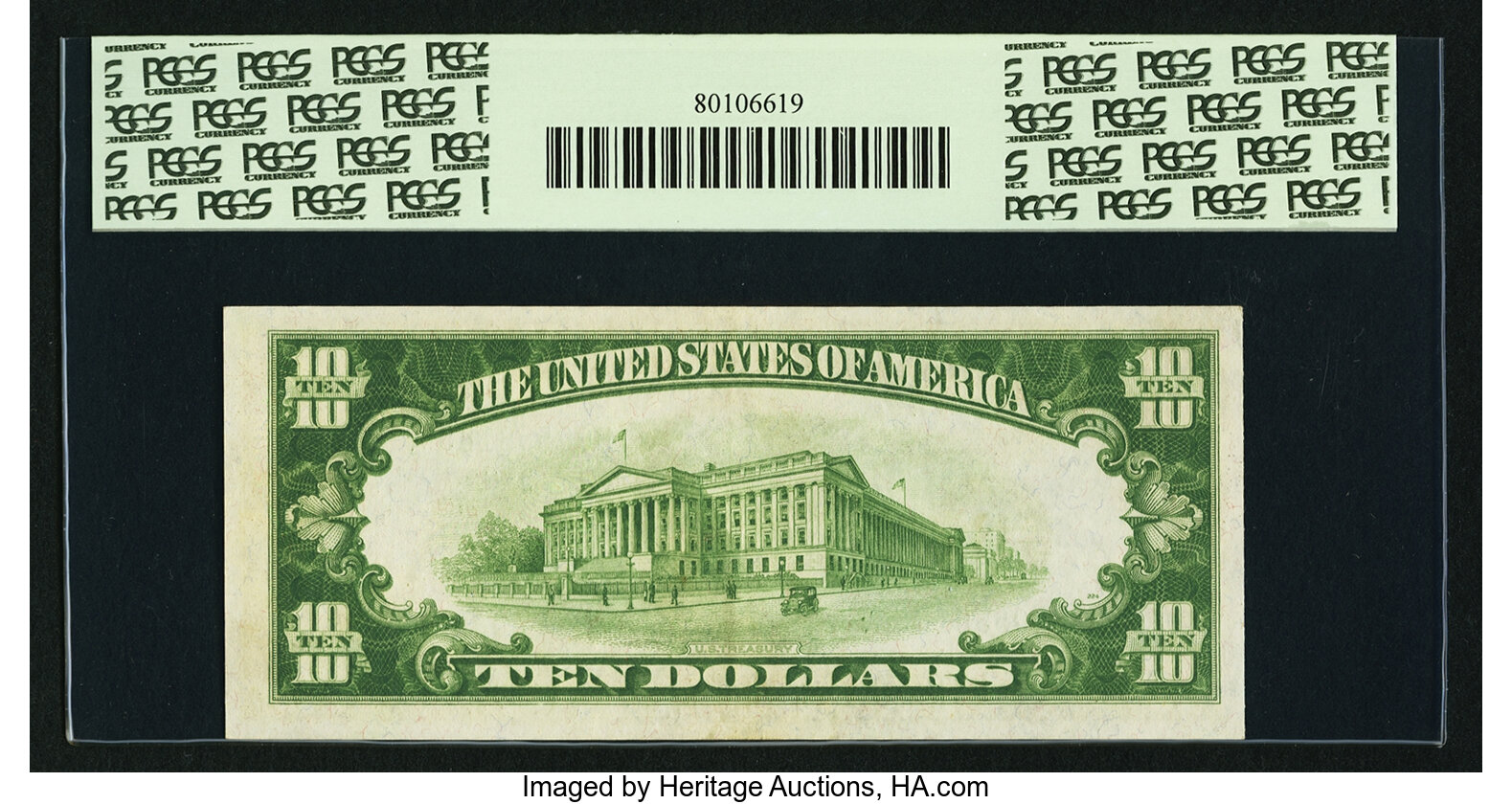 image for: Fr. 2002-B* $10 1928B Federal Reserve Note. PCGS Choice About New 58PPQ....