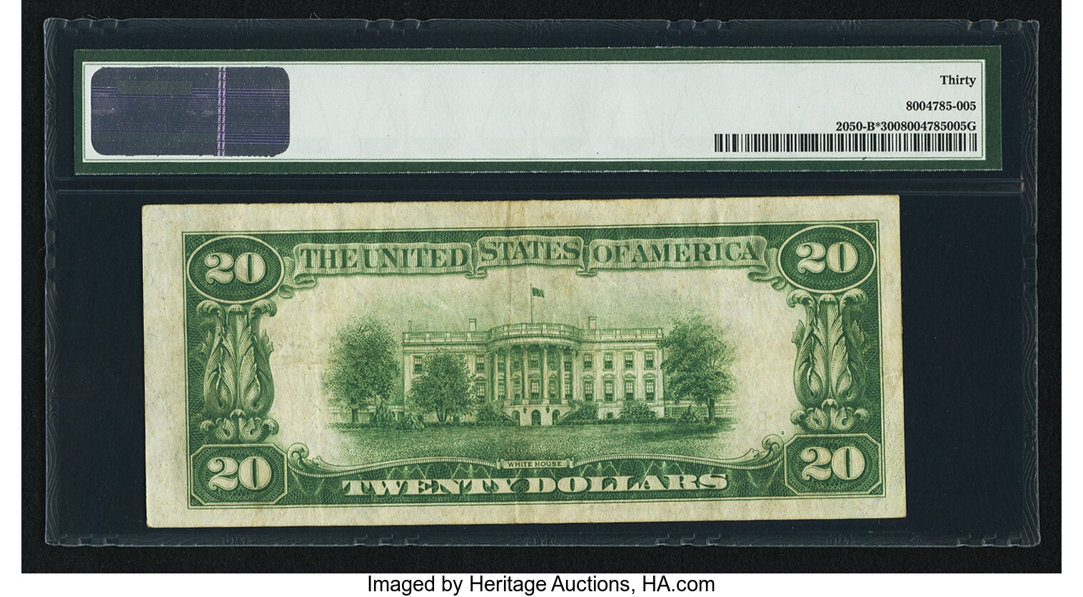 image for: Fr. 2050-B* $20 1928 Federal Reserve Note. PMG Very Fine 30....