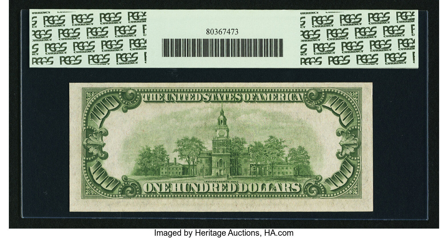 image for: Fr. 2152-F* $100 1934 Federal Reserve Note. PCGS Choice About New 58....