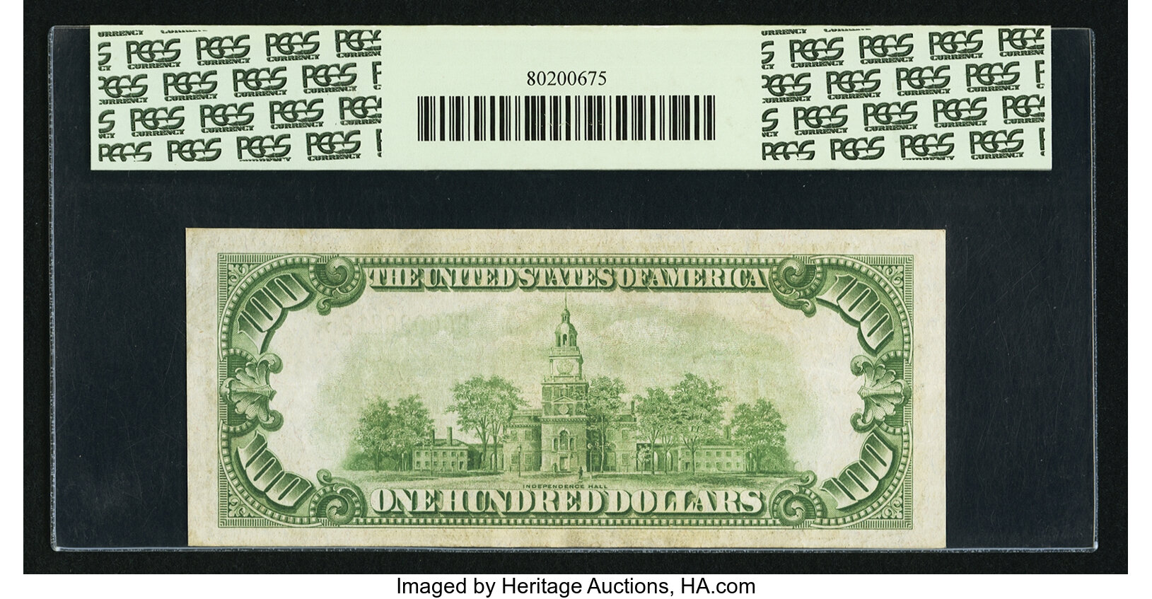 image for: Fr. 2152-H* $100 1934 Federal Reserve Note. PCGS About New 50....