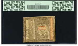image for: State of Virginia May 1, 1780 $3 Fr. VA-173. PCGS Choice About New 58PPQ....