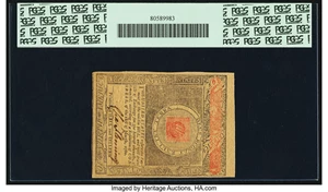 image for: State of Virginia May 1, 1780 $8 Fr. VA-177. PCGS Choice New 63PPQ....