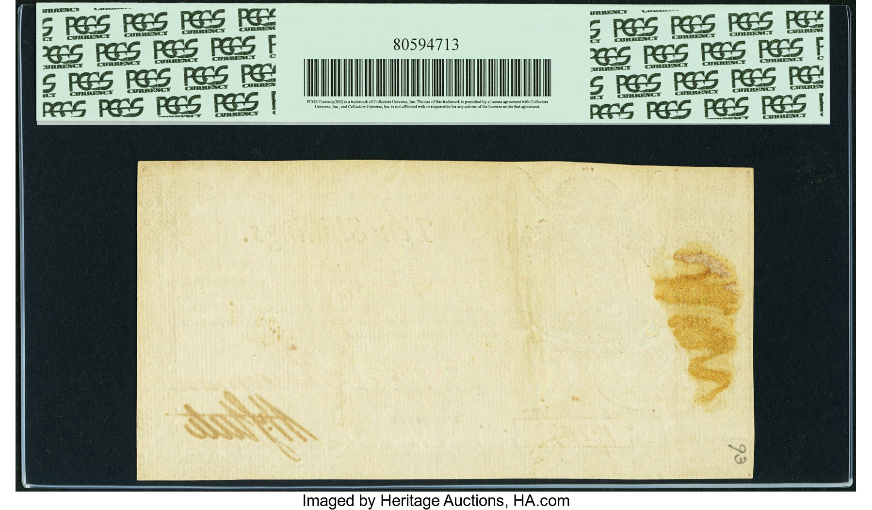 image for: State of Georgia Oct. 16, 1786 10 Shillings Fr. GA-130. PCGS Extremely Fine 45 Apparent....