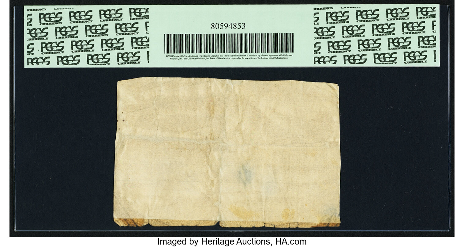 image for: North Carolina August 21, 1775 $3 Fr. NC-148. PCGS Fine 12 Apparent....