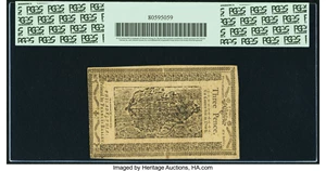 image for: Pennsylvania March 16, 1785 3 Pence Fr. PA-265. PCGS Extremely Fine 45....