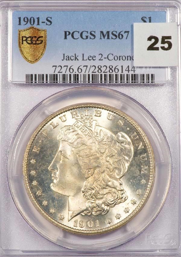 1901-S $1 MS67 CAC thumbnail 3