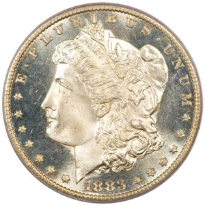image for: $1 1883-CC PCGS MS67 DMPL