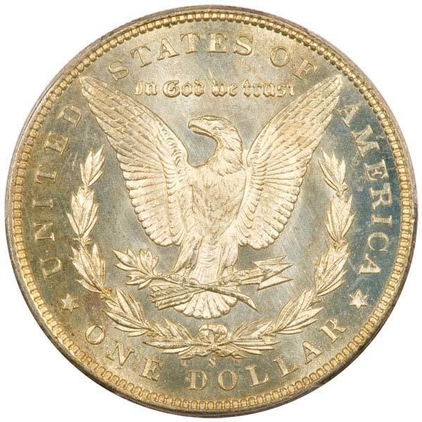 image for: $1 1895-S PCGS MS66 DMPL