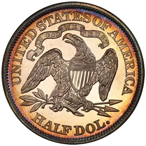 image for: 50C 1868 PCGS PR66 CAM