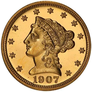 image for: $2.5 1907 PCGS PR67+ CAM CAC