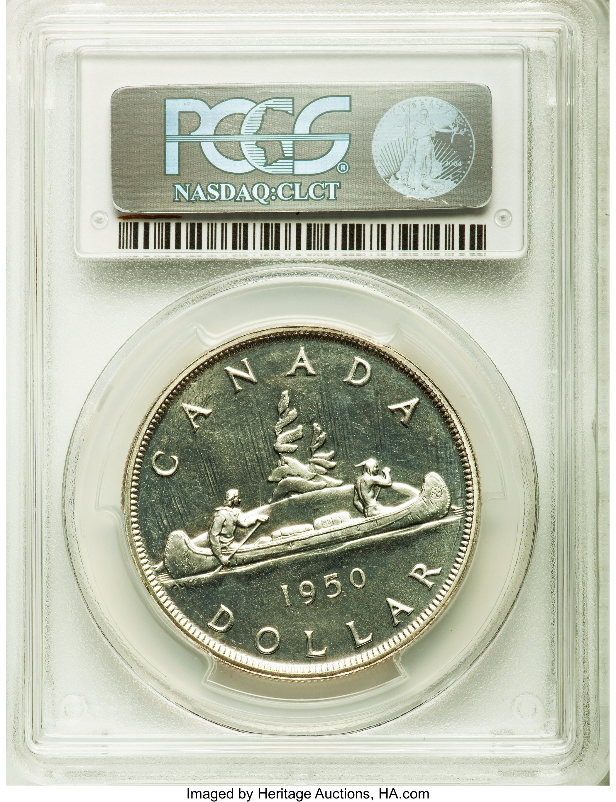 image for: George VI Prooflike Dollar 1950 PL64 PCGS