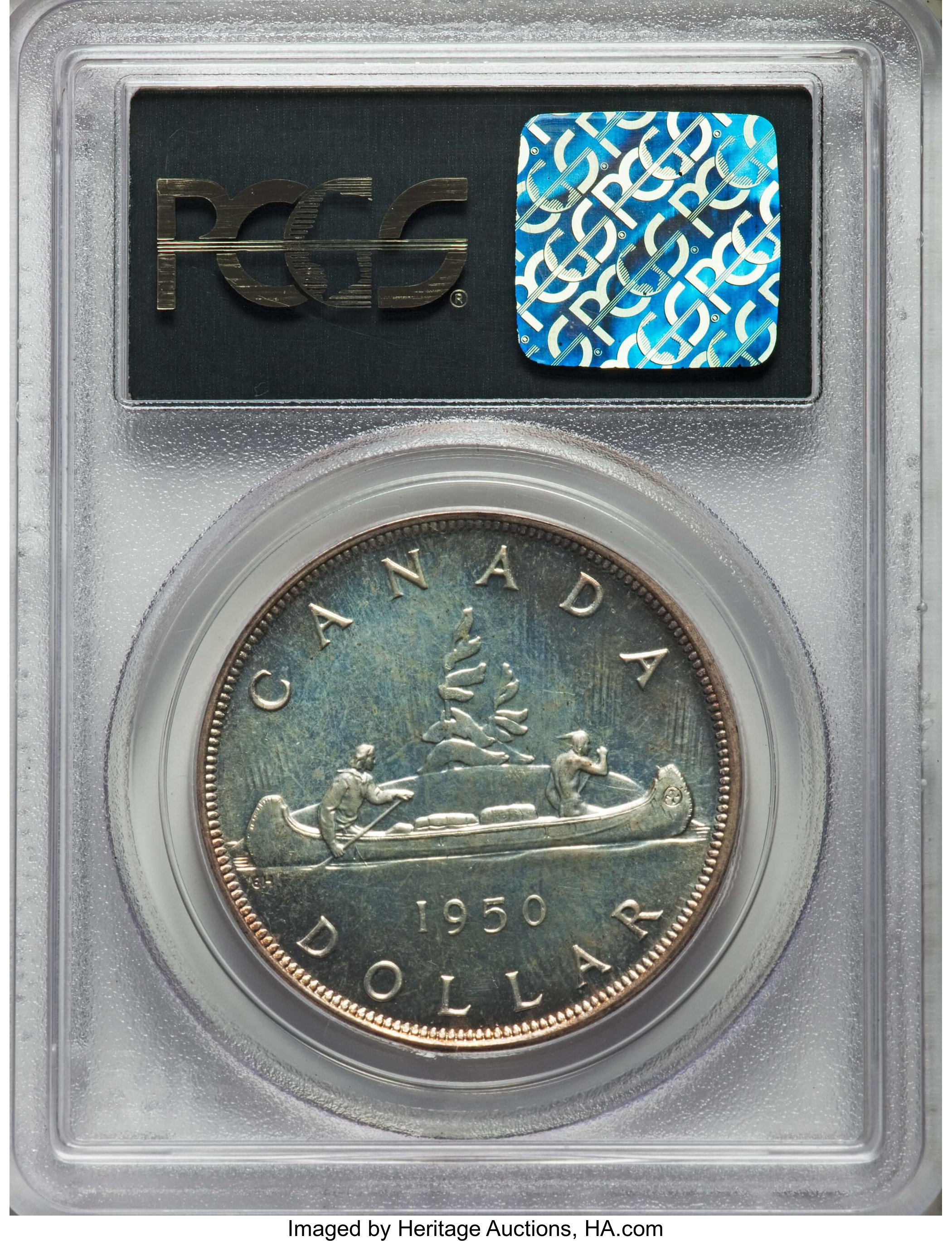 image for: George VI Prooflike Dollar 1950 PL65 PCGS