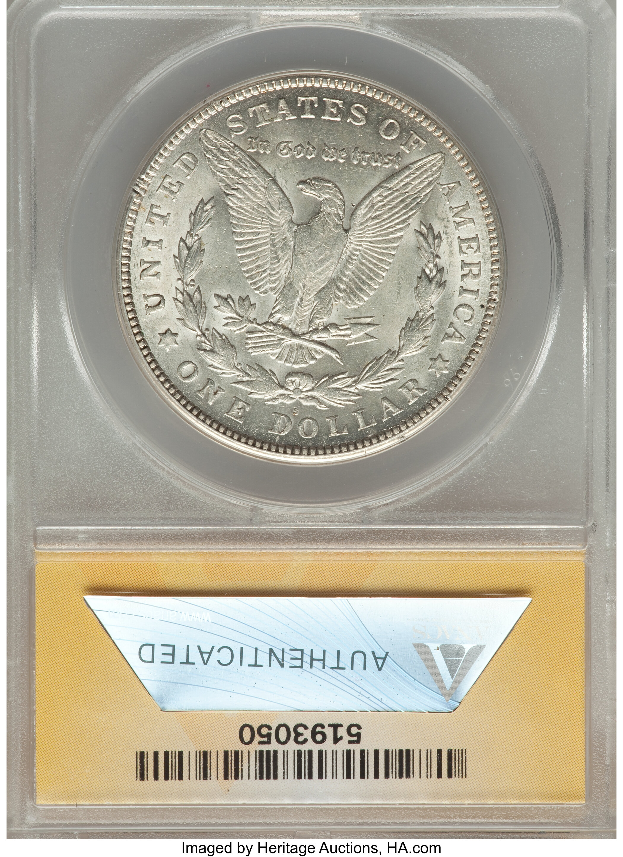 1921-S $1  Thorn Head, VAM-1B AU58 thumbnail 4