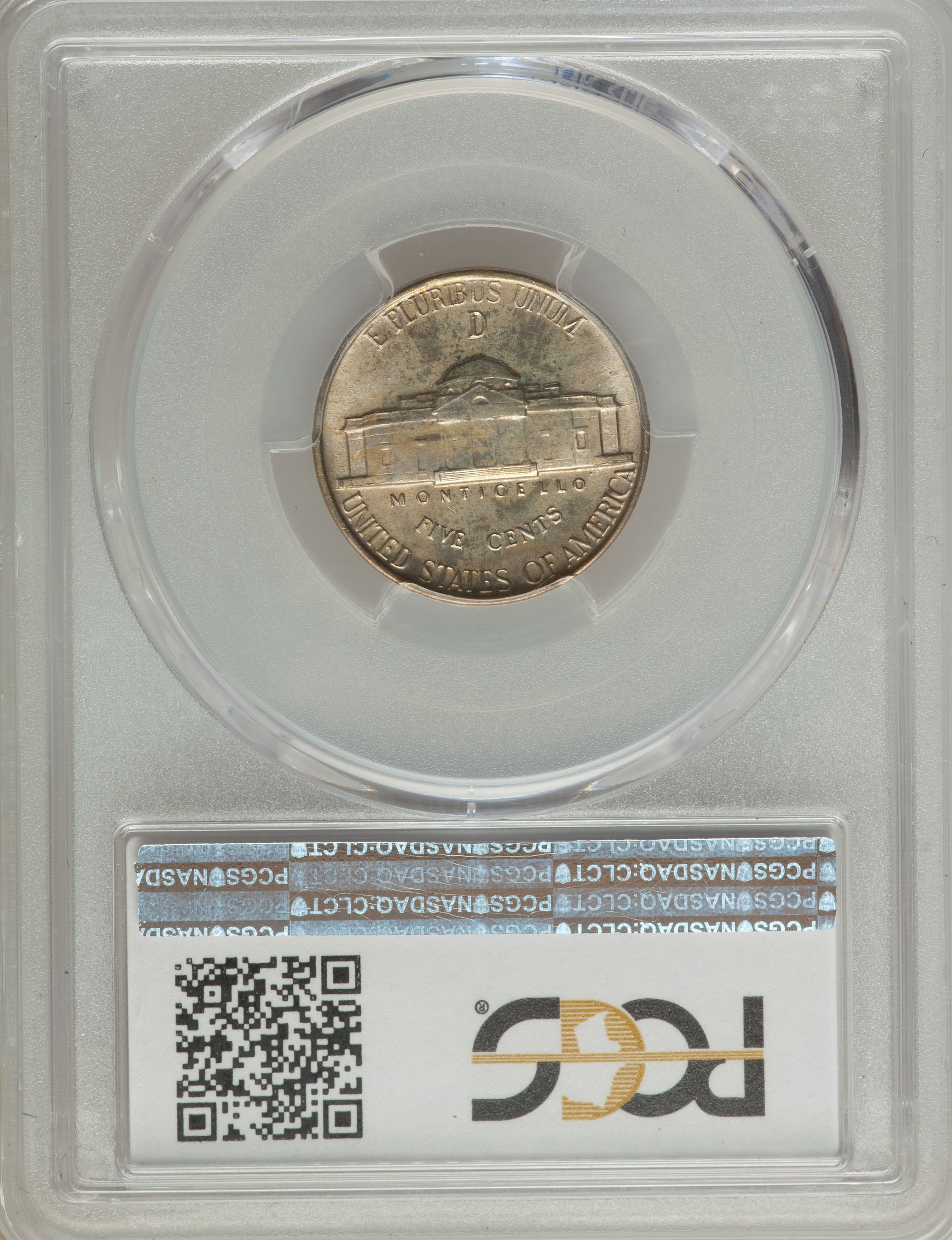 1943-D 5c Silver MS FS MS62 FS thumbnail 6