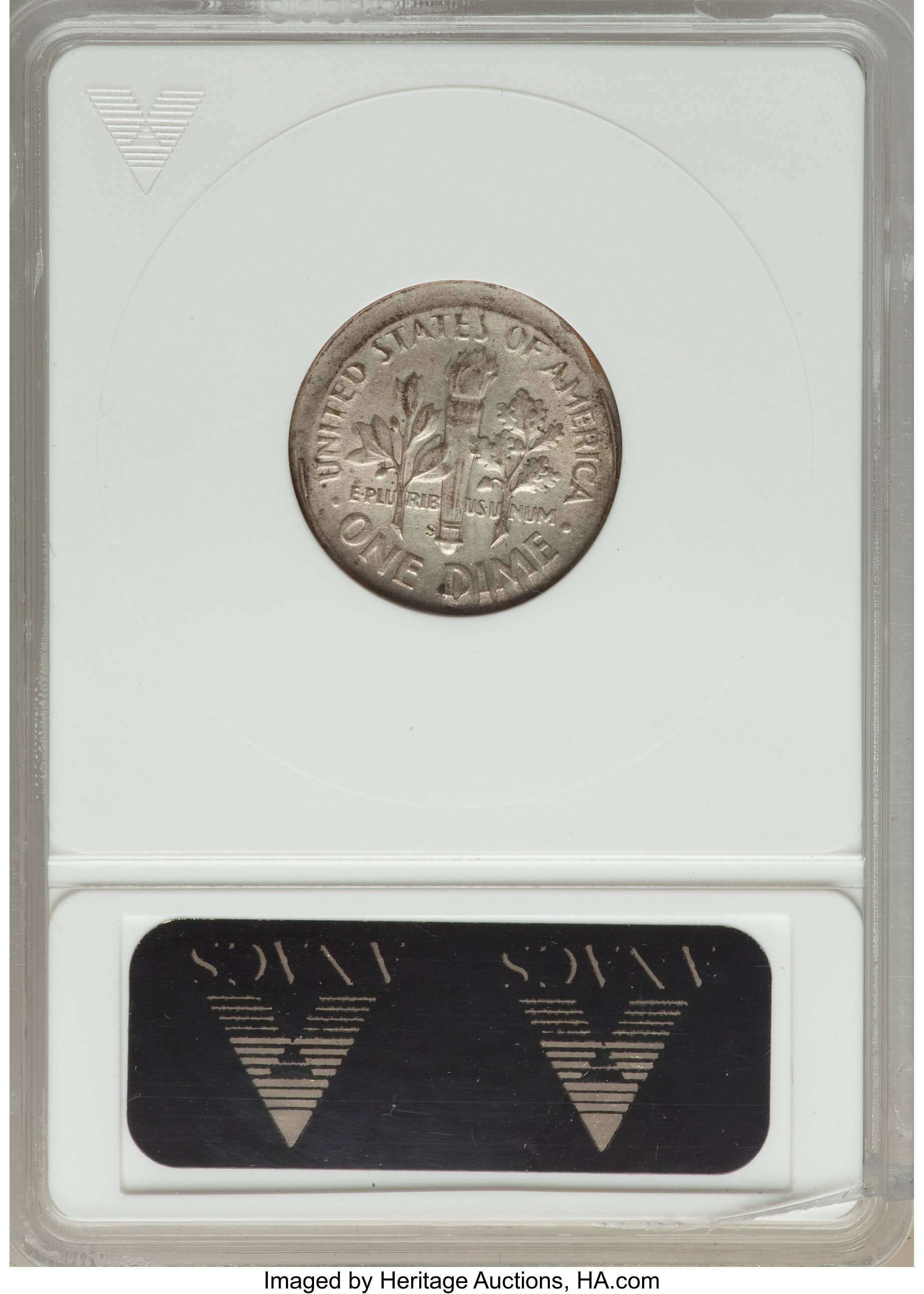 1946-S 10c XF45 CAC thumbnail 2