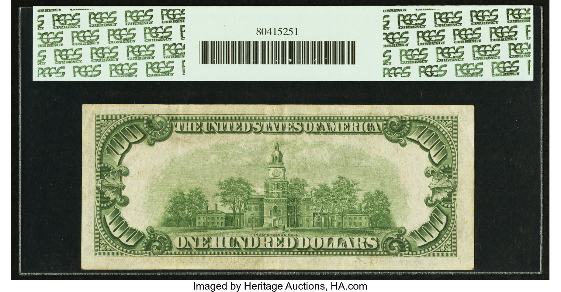 image for: Fr. 2153-B* $100 1934A Mule Federal Reserve Star Note. PCGS Very Fine 35PPQ....