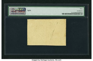 image for: Virginia October 5, 1778 $15 PMG Very Fine 30....