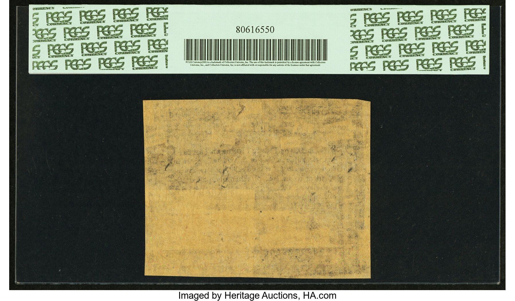 image for: Virginia October 16, 1780 (For Clothing the Army) $300 PCGS Apparent Fine 15....