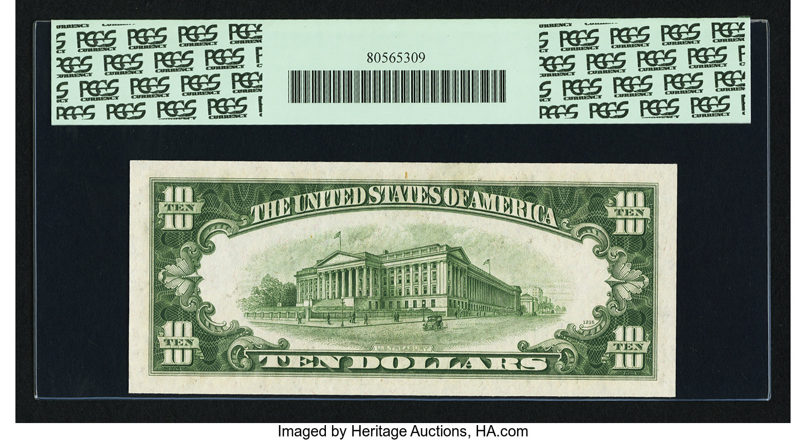 image for: Fr. 2009-G* $10 1934D Federal Reserve Note. PCGS Superb Gem New 67PPQ....