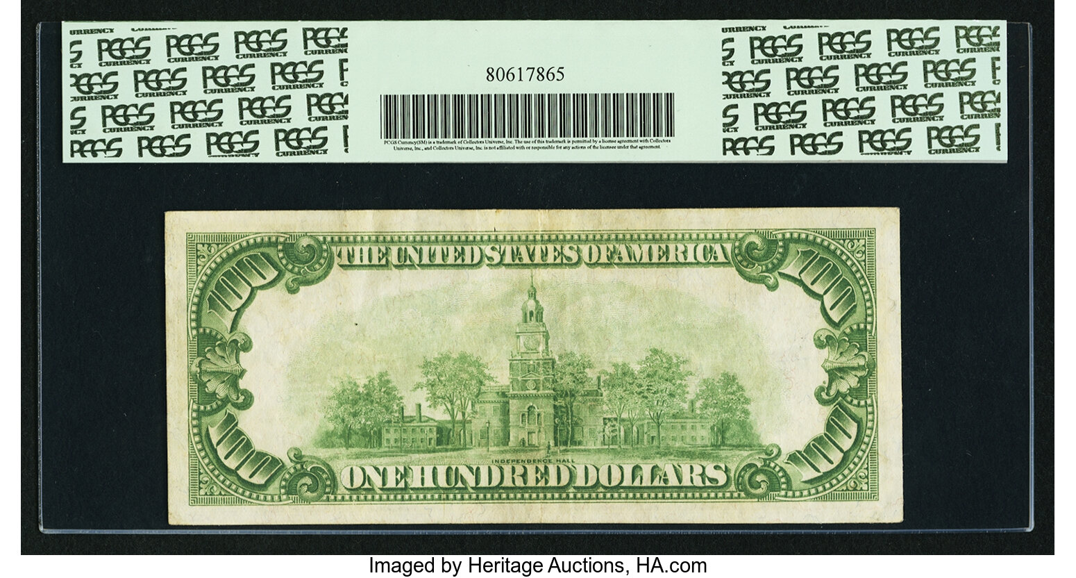 image for: Fr. 2150-C* $100 1928 Federal Reserve Note. PCGS Extremely Fine 40....