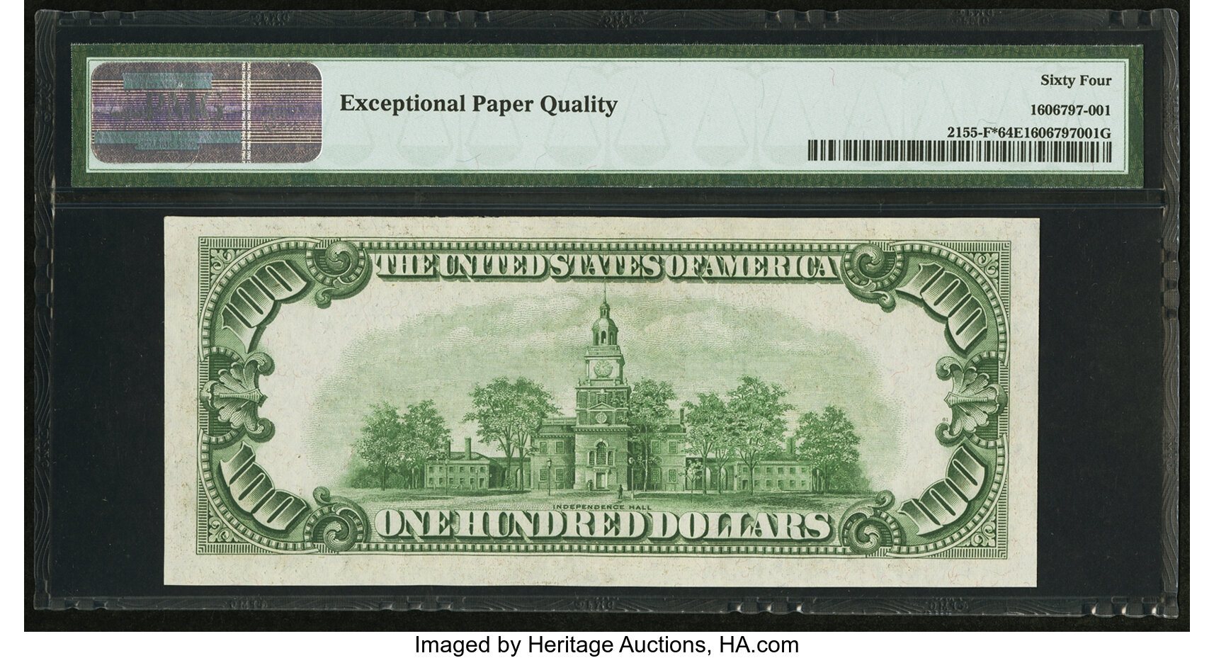 image for: Fr. 2155-F* $100 1934C Federal Reserve Note. PMG Choice Uncirculated 64 EPQ....