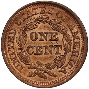 image for: 1C 1856 SLANTED 5 PCGS MS64RD
