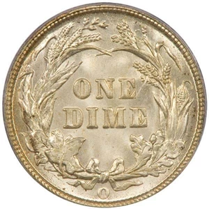 image for: 10C 1893-O PCGS MS67 CAC