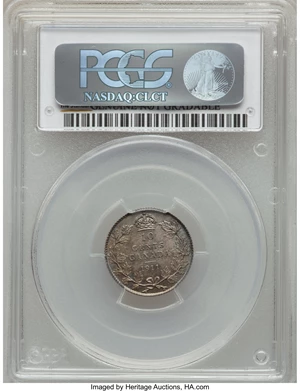 image for: George V 10 Cents 1911 AU Details (Cleaning) PCGS
