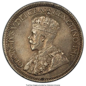 image for: George V 10 Cents 1914 MS63 PCGS
