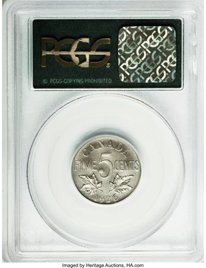 image for: George V "Near 6" Specimen 5 Cent 1926