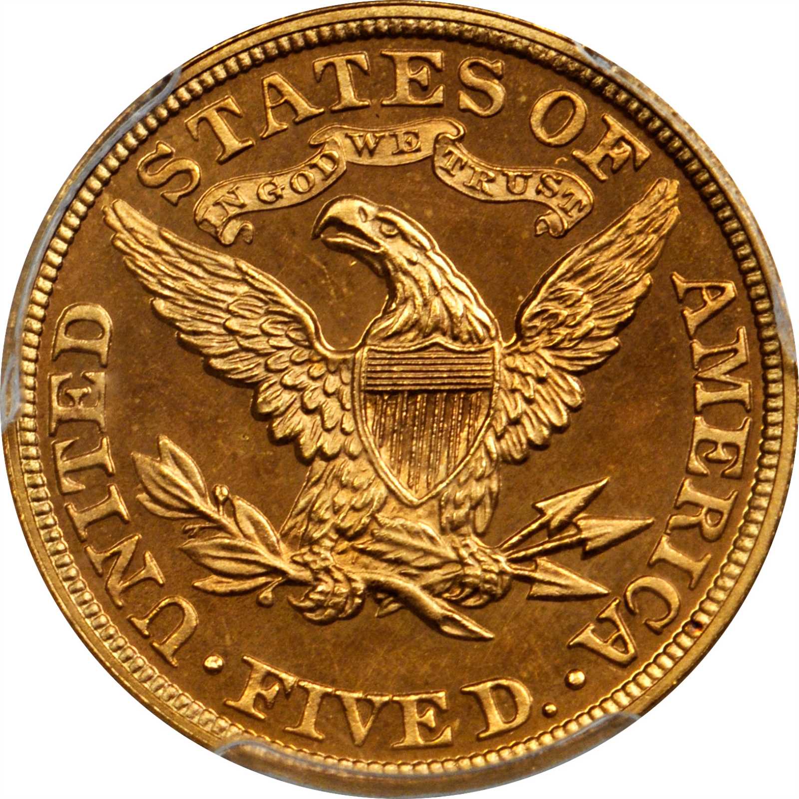 image for: 1882 Liberty Half Eagle. Proof-66 Cameo (PCGS). CAC.
