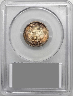 image for: 1875-S Twenty-Cent Piece. BF-6. Rarity-4. MS-68 (PCGS). Secure Holder.