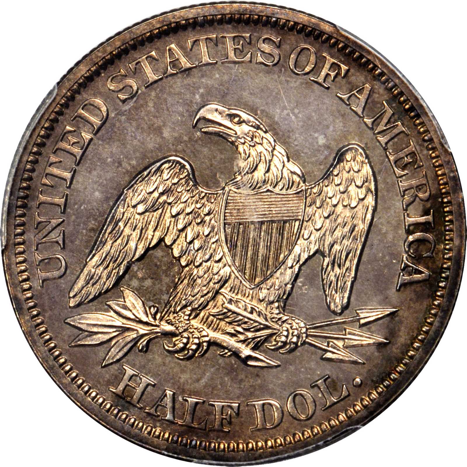 image for: 1846 Liberty Seated Half Dollar. Medium Date. Proof-64 (PCGS). CAC.