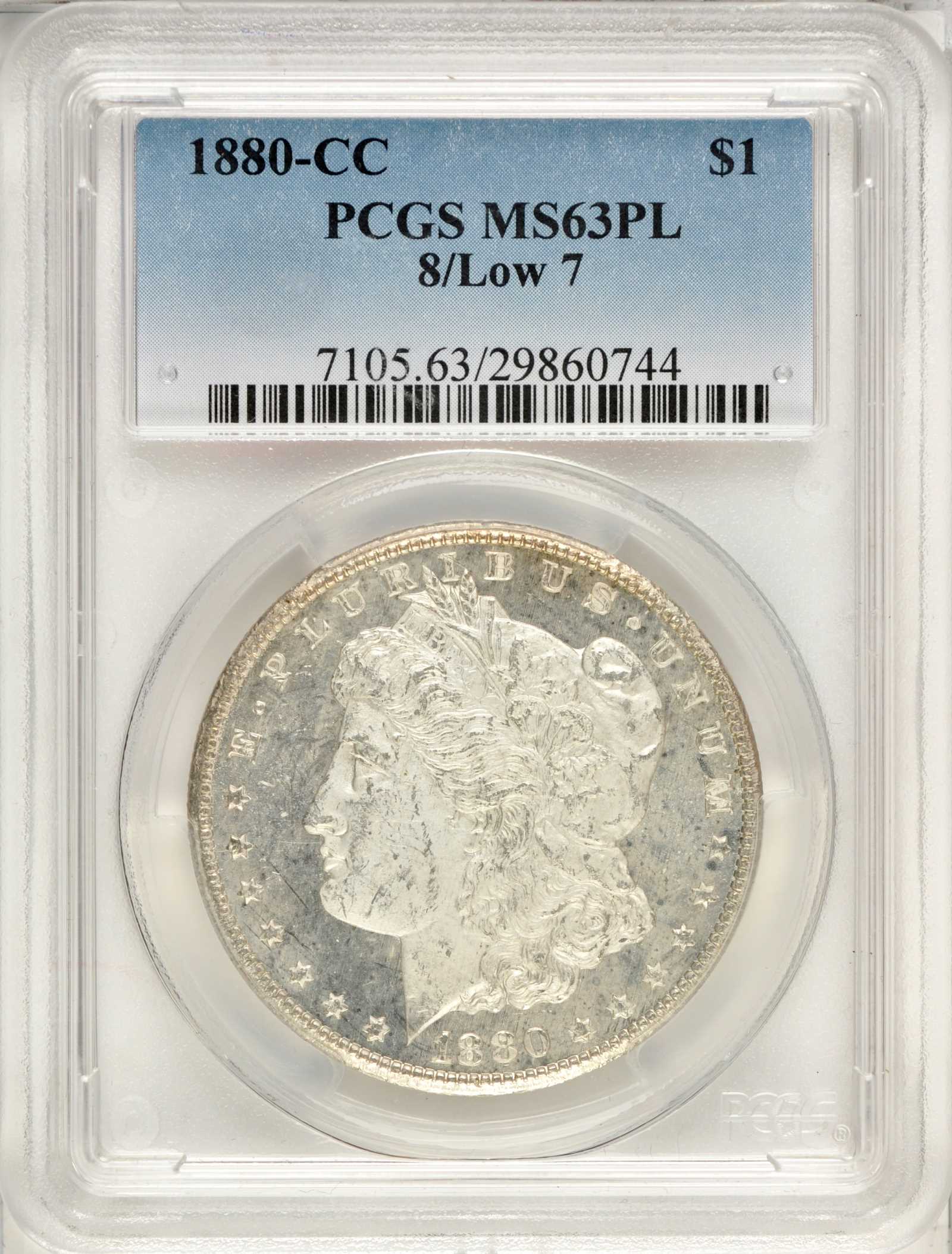 1880-CC $1  8/Low 7 MS PL MS61 PL thumbnail 22