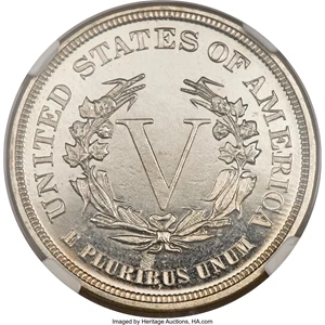 image for: 1883 5C No Cents PR67 Ultra Cameo NGC....