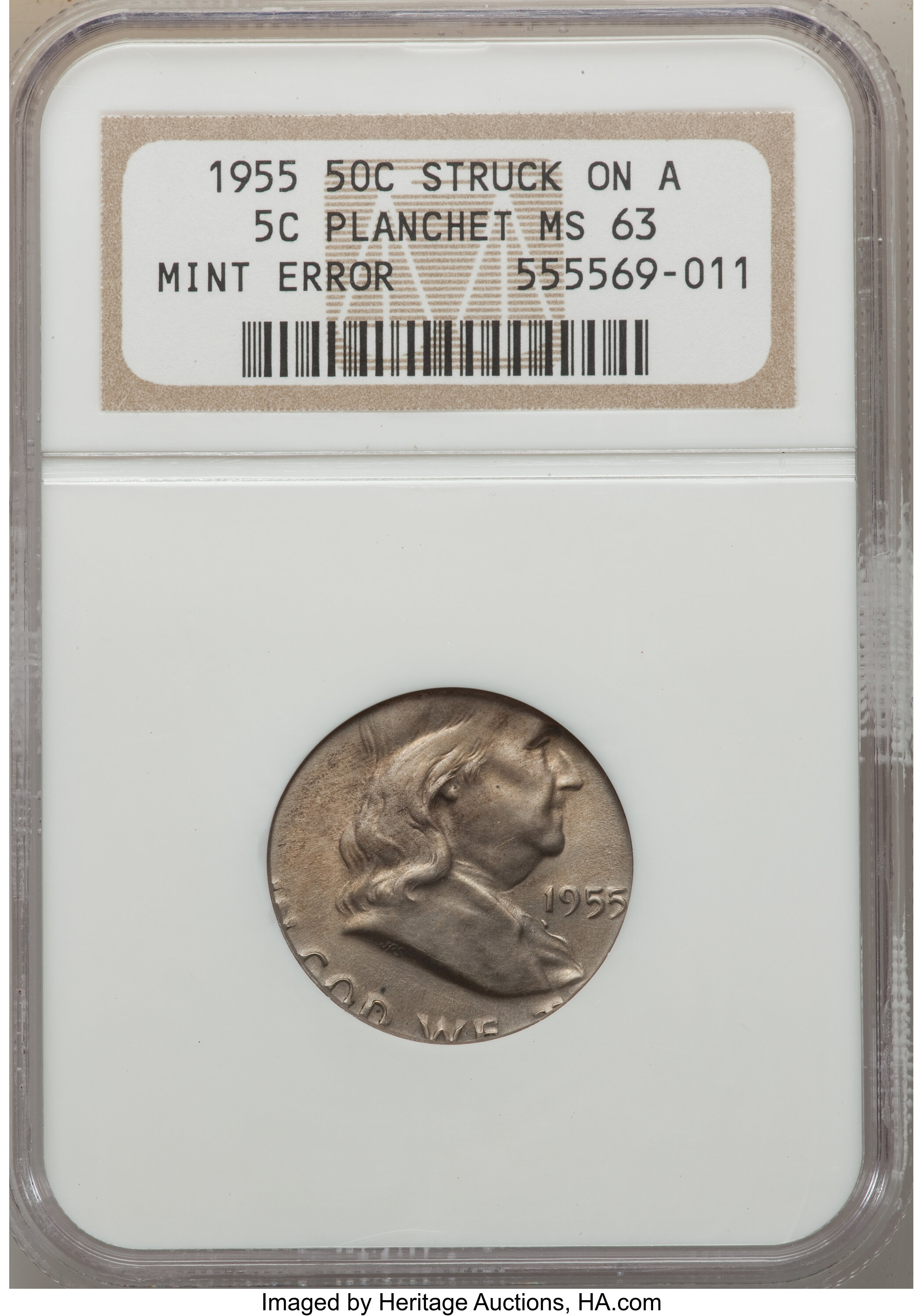 1955 50c AU50 thumbnail 14